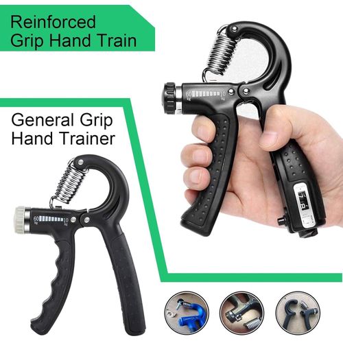 5 IN 1 PCS Hand Grip Strengthener Set Strength Training Equipment Forearm Finger Exerciser, Finger Stretcher, Adjustable Hand Gripper, Exercise Ring & Grip Ball for Injury Rehabilitation, Athlete, Musicians