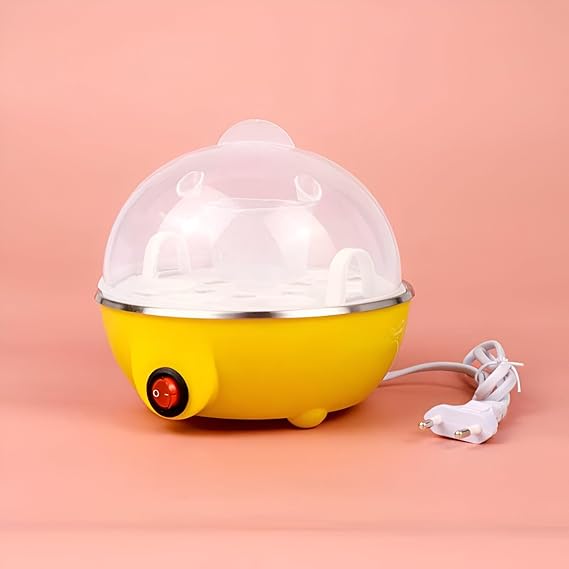 7-Egg Electric Boiler & Poacher with Auto Shut-Off – Cook Soft, Medium, or Hard-Boiled Eggs