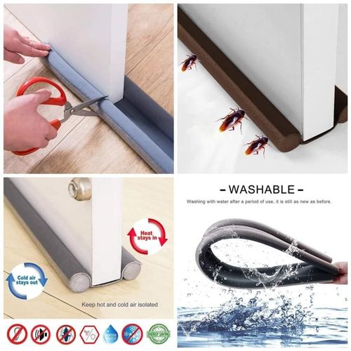 Bottom Door sealer strip approximate length 1meter(Black, Brown & Grey)