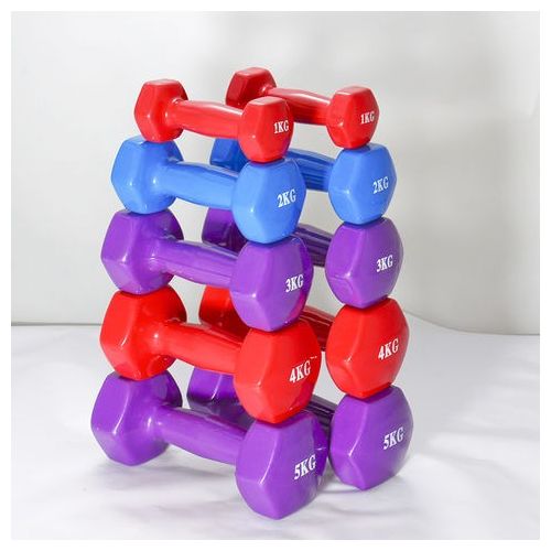 Neoprene Vinyl Aerobic Dumbbells(1-5KGS)