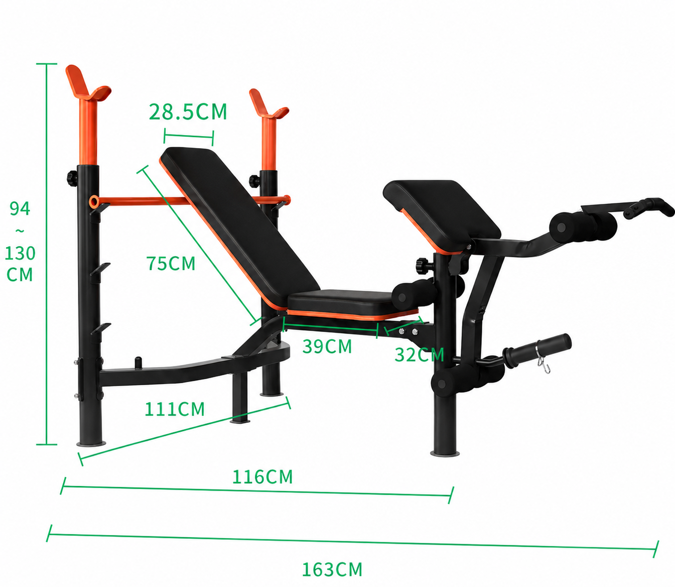 Full Body Flat, Incline & Decline Bench Press