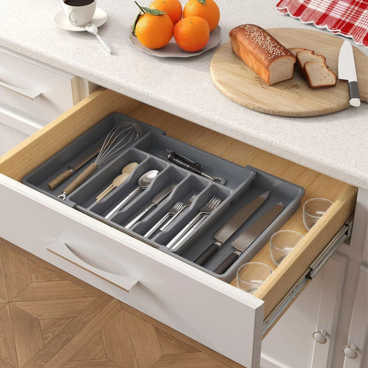 Expandable Utensil Organizer for Kitchen Drawers