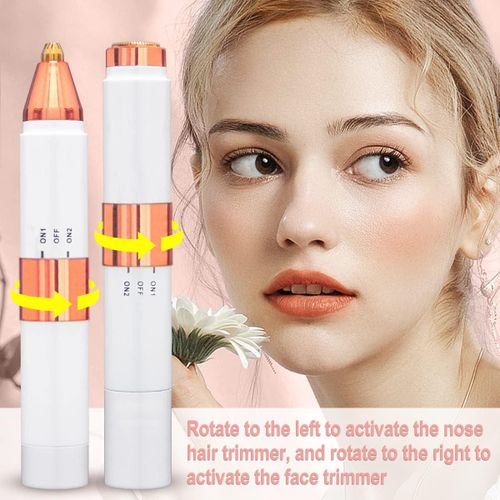 2in1 Rechargeable Flawless Duo Perfect Shaver for Facebodyeyebrows Hair Removal