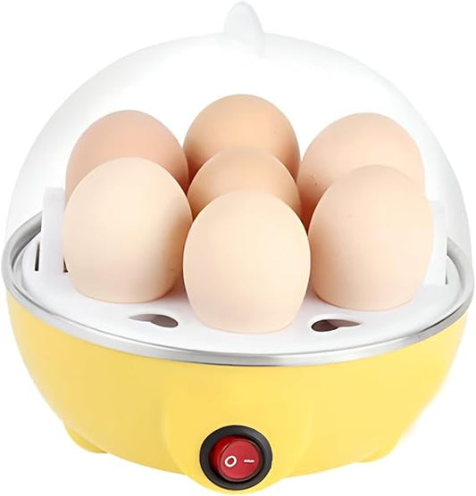 7-Egg Electric Boiler & Poacher with Auto Shut-Off – Cook Soft, Medium, or Hard-Boiled Eggs