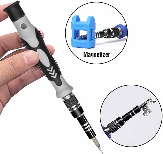 115 in 1 multipurpose screwdriver set for Computer, Mobile Phone, Laptop, Tablet, Game Console, Watch, Camera, Eyeglasses, Electronics, DIY Projects, etc