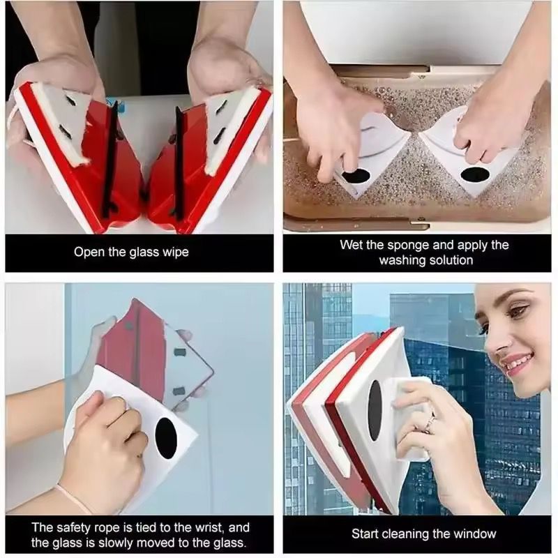 Double-layer Hollow Strong Magnetic window /Glass Cleaner