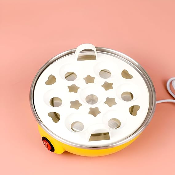 7-Egg Electric Boiler & Poacher with Auto Shut-Off – Cook Soft, Medium, or Hard-Boiled Eggs