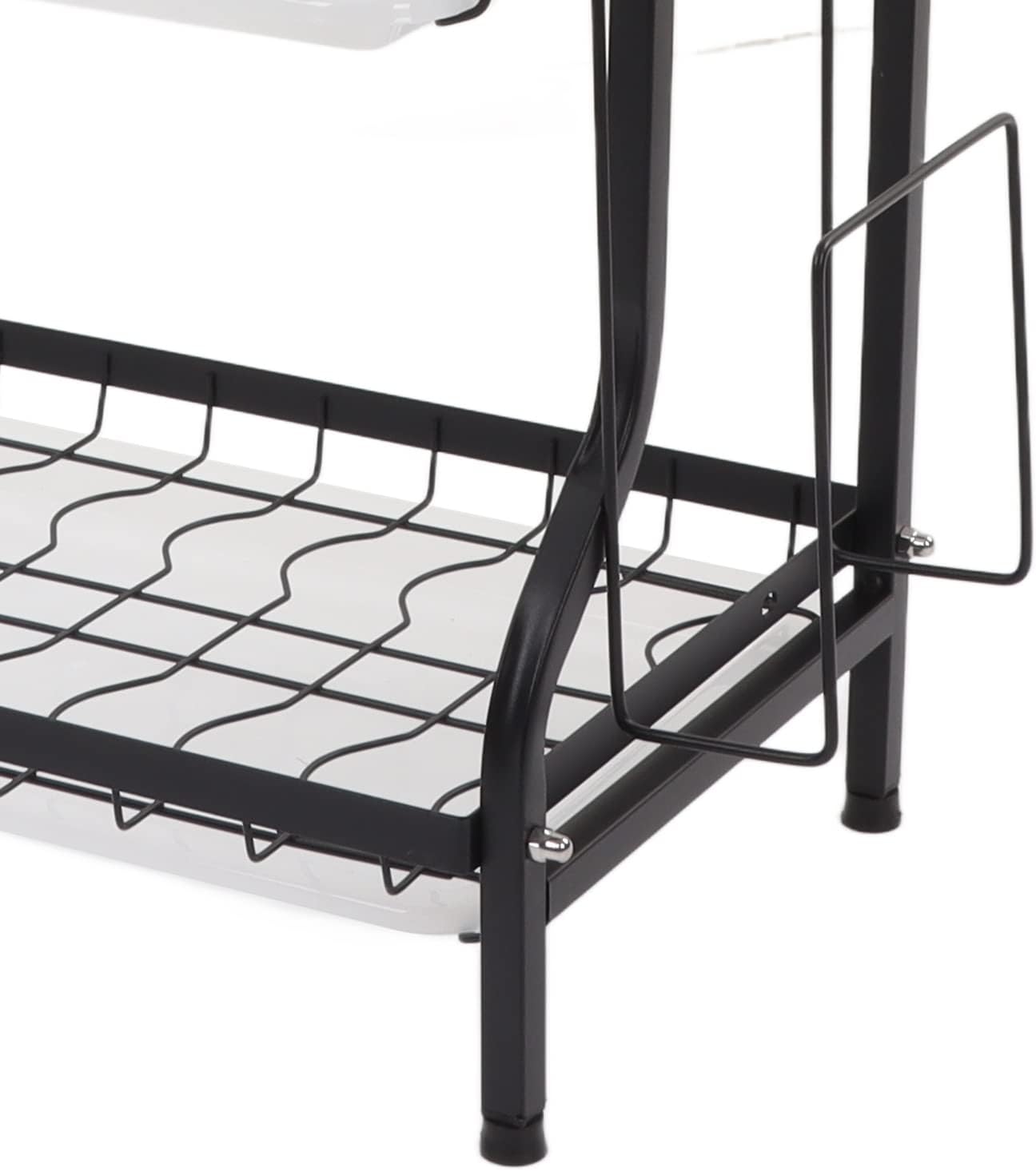 3 Tier Dish Drying Rack Large Capacity Space Saving Dish Drainer Organizing Holder for Home Kitchen Supplies