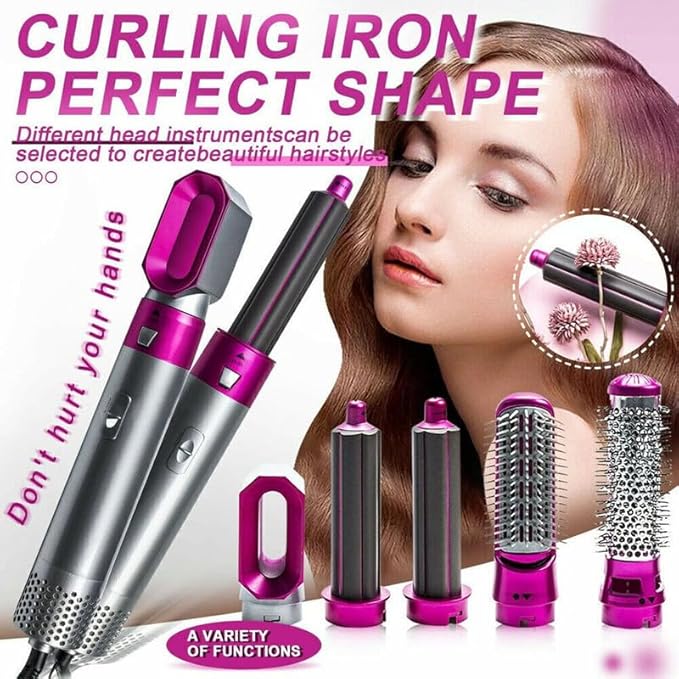 5 In 1 Hair Dryer Styling Multifunctional Tool for All Hair Type
