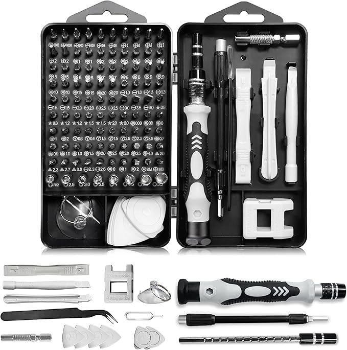 115 in 1 multipurpose screwdriver set for Computer, Mobile Phone, Laptop, Tablet, Game Console, Watch, Camera, Eyeglasses, Electronics, DIY Projects, etc