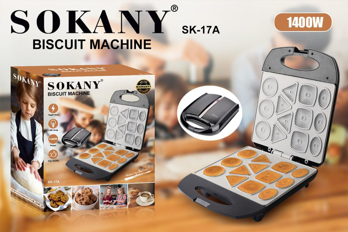 Sokany Cake Machine/Biscuits Machine