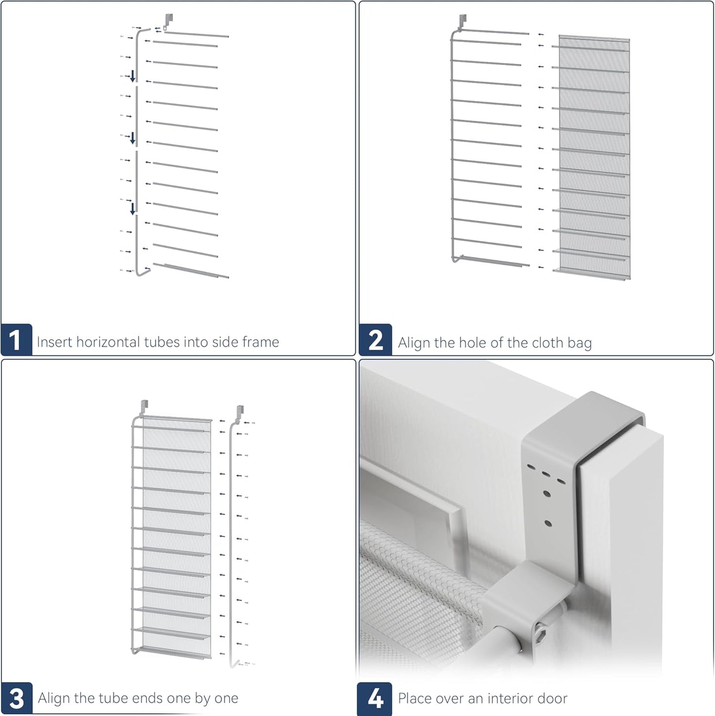 36 pairs behind the door shoe rack