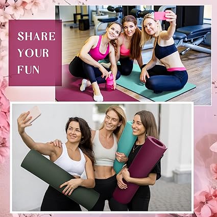 TPE DOUBLE SIDED YOGA MAT WITH CARRYING BAG