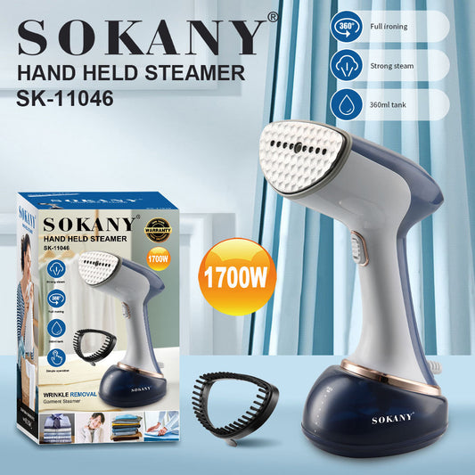 Sokany 11046 Handheld Garment Steamer with a Continuous Steaming Feature(360ml Tank)
